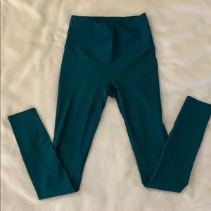 Teal 27” Lululemon leggings!! Bag included!!